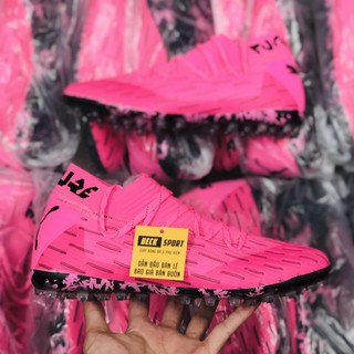 [Tặng Túi Rút]Giày Bóng Đá Future 6.1 Netfit Hồng Cổ Lửng MG