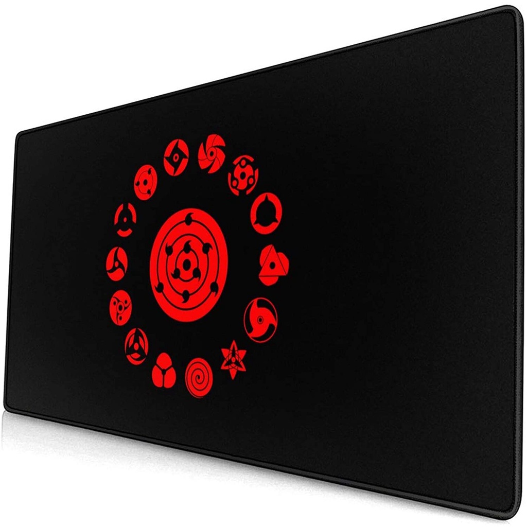 Miếng Lót Chuột Chống Thấm Nước Họa Tiết Hoạt Hình Naruto Sharingan