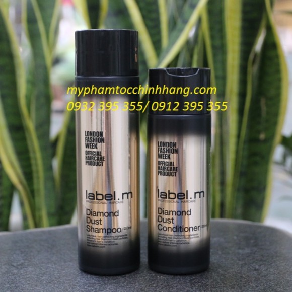 DẦU GỘI XẢ LABEL.M BỘT KIM CƯƠNG PHỤC HỒI BÓNG TÓC DIAMOND DUST 250ML-200ML