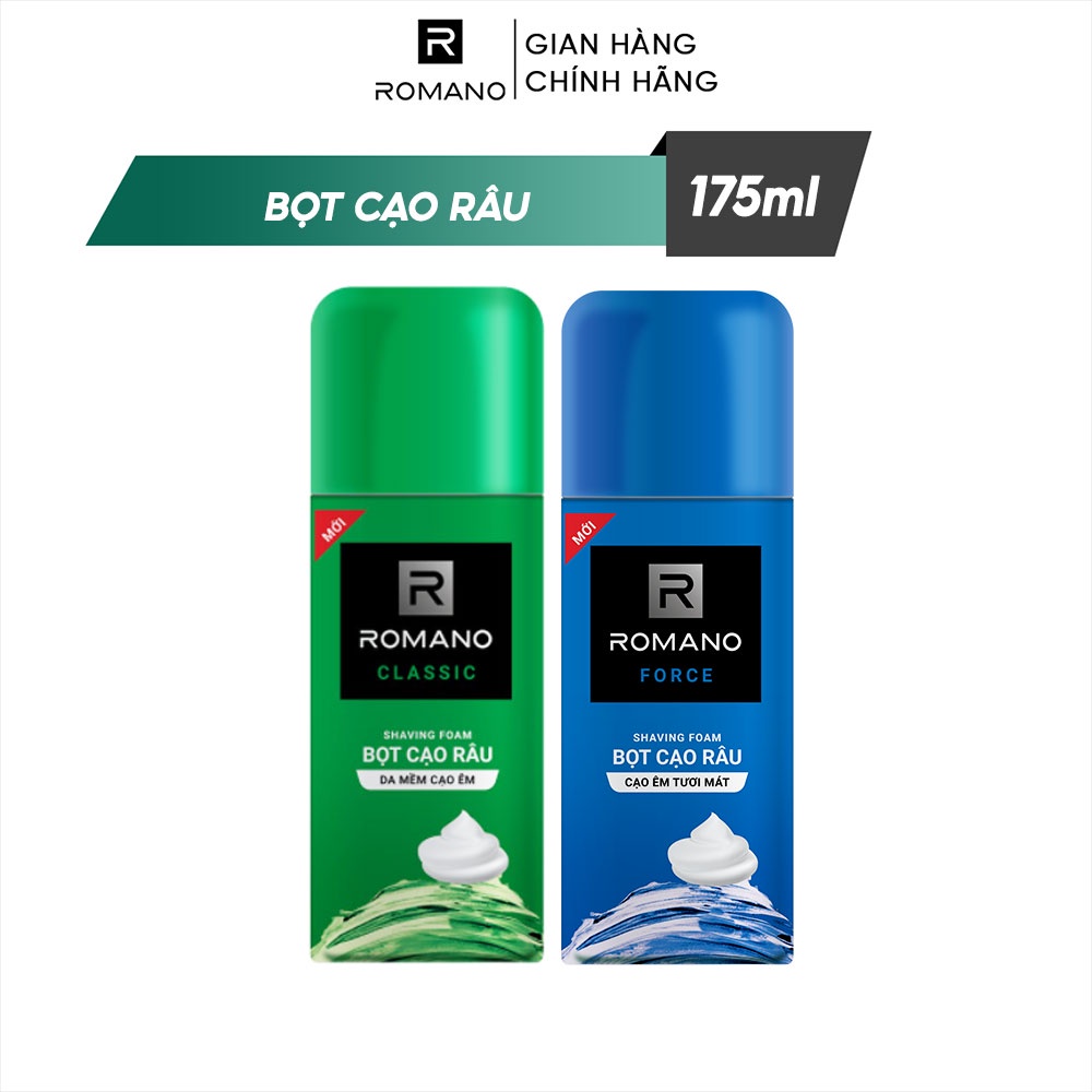 [Brand Membership] Bọt cạo râu Romano 175ml - giao mùi ngẫu nhiên