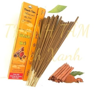 Nhang Hương Quế Không Hóa Chất  Nhang Sạch Tự Nhiên Thanh Tâm