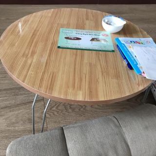 BÀN XẾP GỖ TRÒN 60 CHÂN LÁP