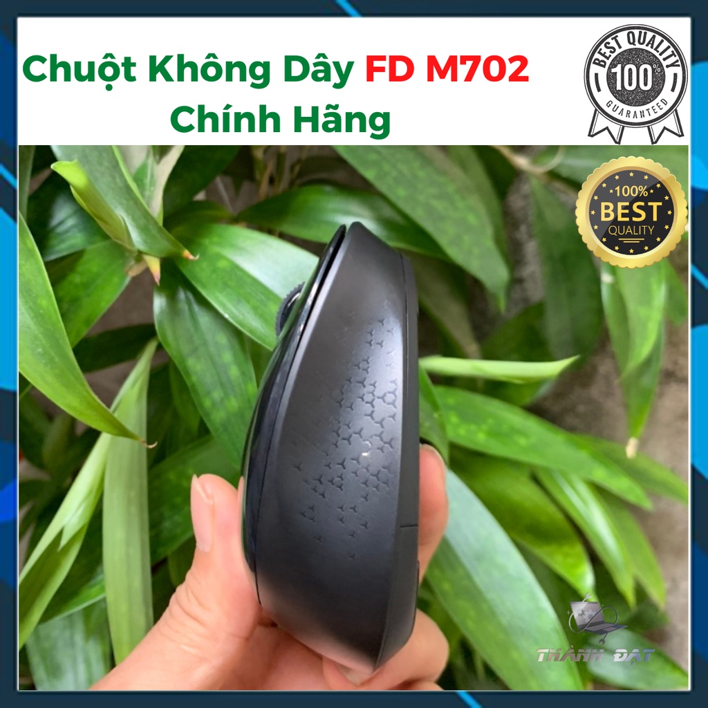 Chuột không dây FD Silent M702 Im lặng, Chuột cơ bản 2.4G USB Dongle, 1500DPI, Quang học, Chế độ ngủ tự động