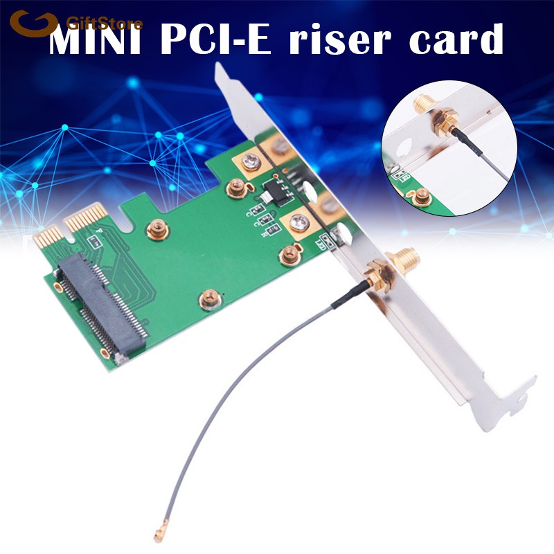 Card Mạng Không Dây Mini Pci-e Sang Pci-e Cho Pc Laptop Thẻ