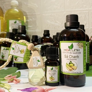 Tinh dầu sả chanh nguyên chất thơm lừng - đuổi muỗi ,thơm phòng : 100ml-50ml-30ml-20ml-10ml