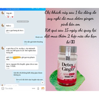 GIẢM CÂN DETOX GINGER PINK KOREA