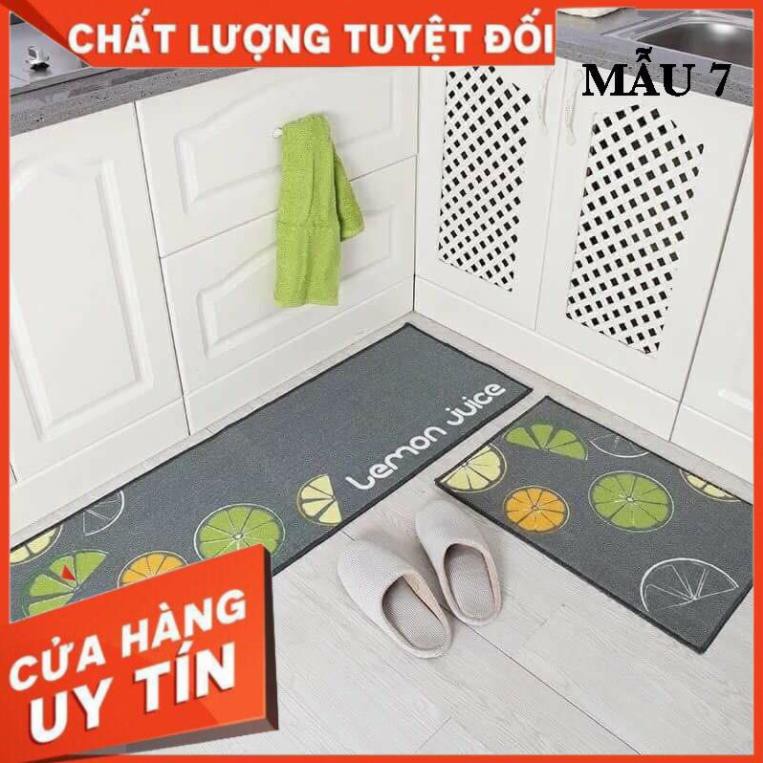 Sale Sốc -  Bộ 2 thảm nhà bếp chống trơn trượt. . Siroshop.