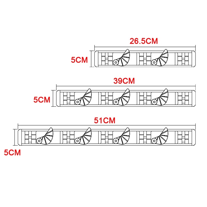 Giá Đỡ Chổi / Cây Lau Nhà Gắn Tường Tiện Dụng Cho Phòng Tắm / Nhà Bếp