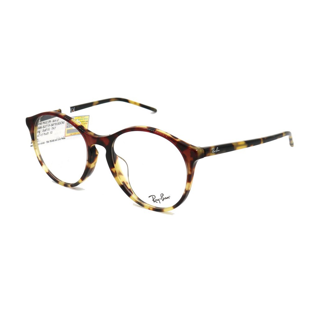 RB5371F-Gọng kính thời trang Rayban chính hãng (53-18-140), thiết kế dễ đeo bảo vệ mắt