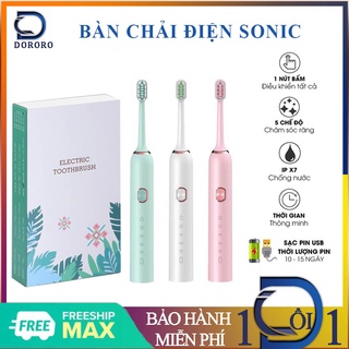 Bàn chải điện, bàn chải đánh răng tự động,bàn chải điện sonic x7 bản nâng cấp