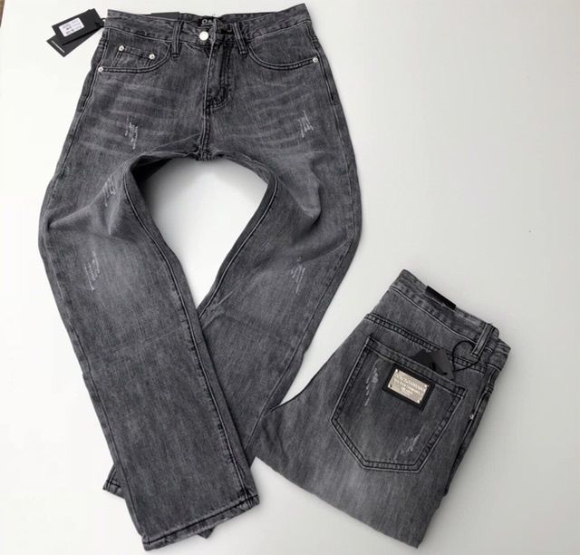 Quần jeans nam ống suông