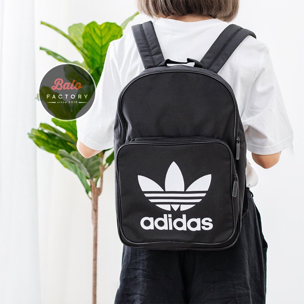 Balo đi học Das Trefoil Backpack BK6723 màu đen