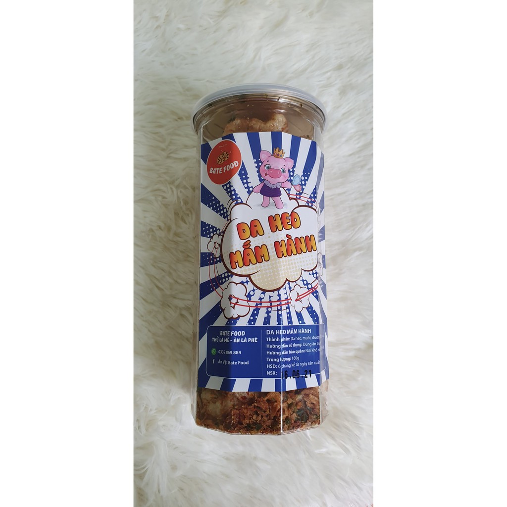 Da Heo Mắm Hành 160g Siêu Ngon, đồ ăn vặt | BigBuy360 - bigbuy360.vn