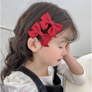 Set 2 Kẹp Tóc Nơ Thời Trang Cho Bé Gái