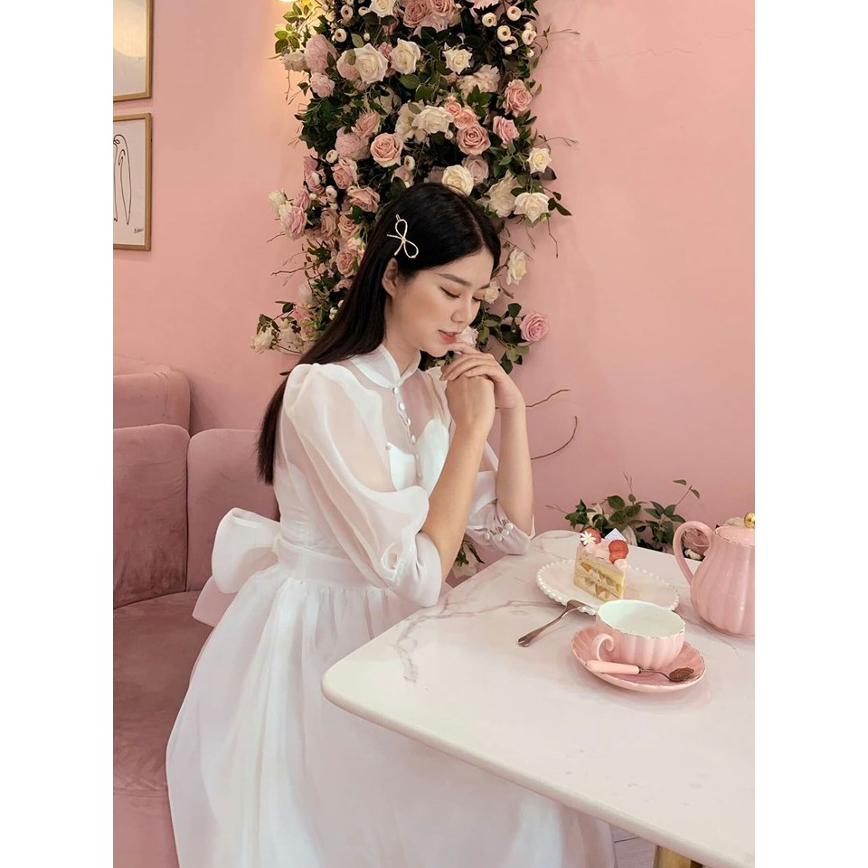 Đầm dự tiệc trắng phồng lưới xốp, Đầm váy dạ hội thiết kế cao cấp [KÈM ẢNH THẬT] | BigBuy360 - bigbuy360.vn