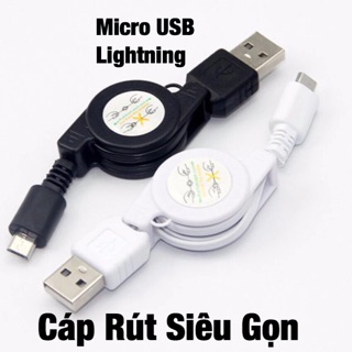 Cáp Sạc Rút Tiện Lợi iPhone Lightning Micro