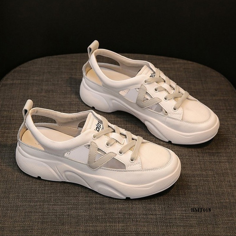 Giày thể thao nữ hở gót, Sandals rọ nữ thoáng khí, chống trơn, siêu êm, dùng đi làm, đi chơi BMT018