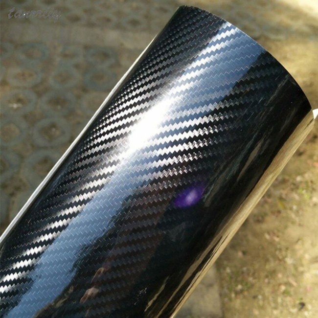 【Ready Stock】 2d Carbon Fiber Wrapping  Film Appearance Decoration Motorcycle Tablet Stickers Car Styling
