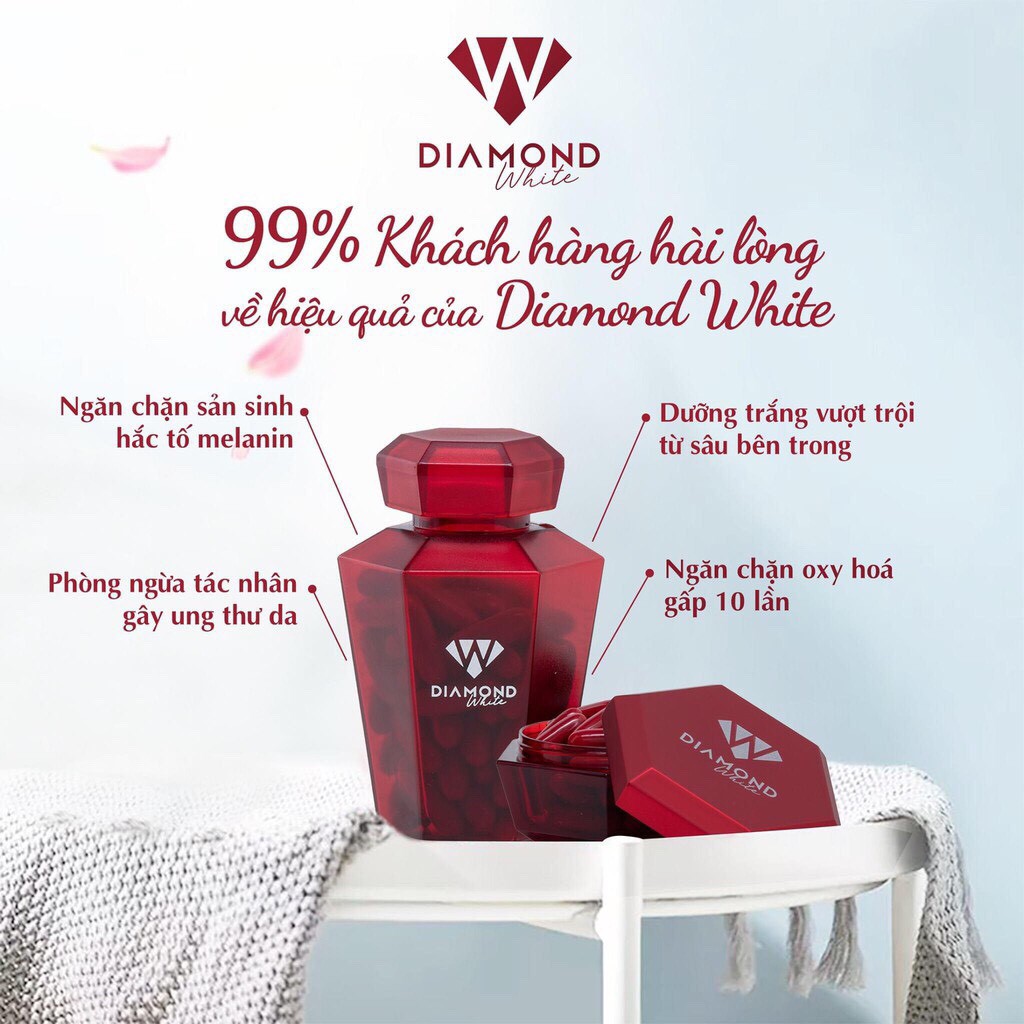 (Chính Hãng) Viên Uống Trắng Da Ngọc Trinh DIAMOND WHITE