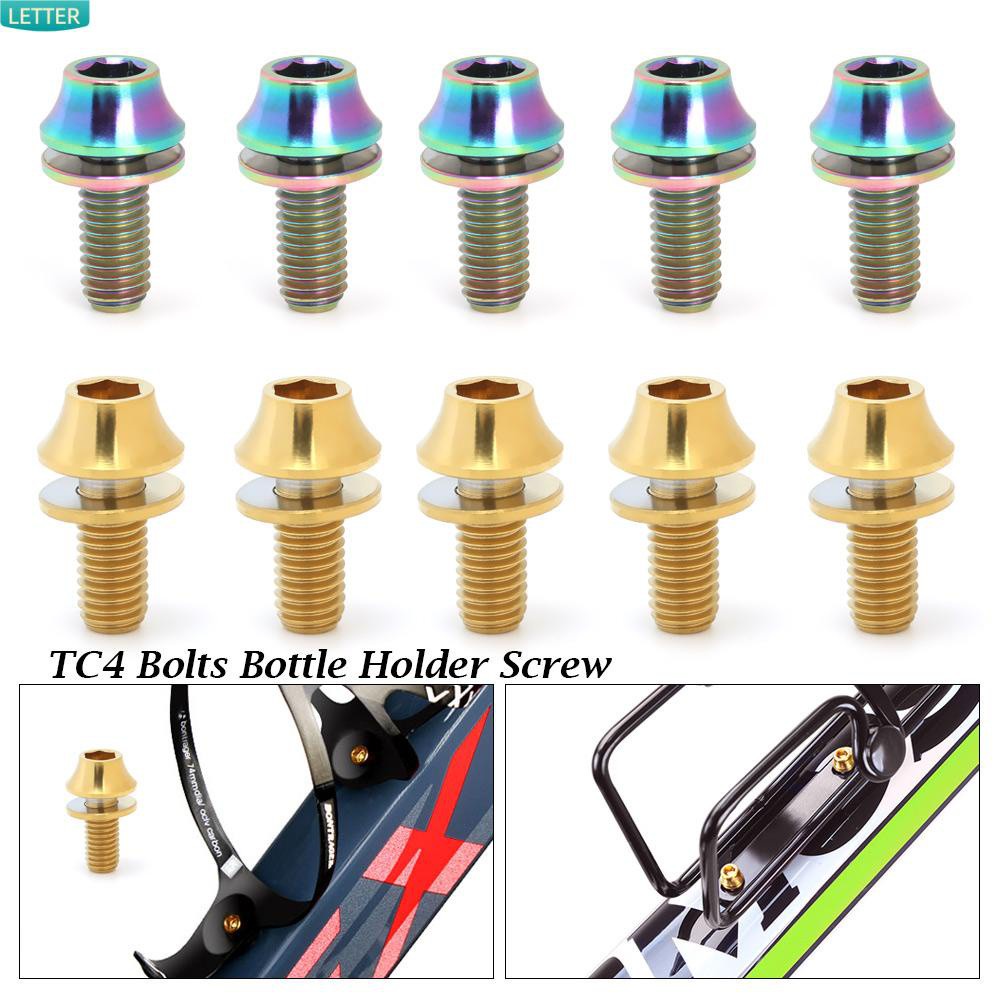 Bu Lông Lục Giác M5x12mm TC4 Kèm Giá Đỡ Bình Nước Gắn Xe Đạp Leo Núi MTB