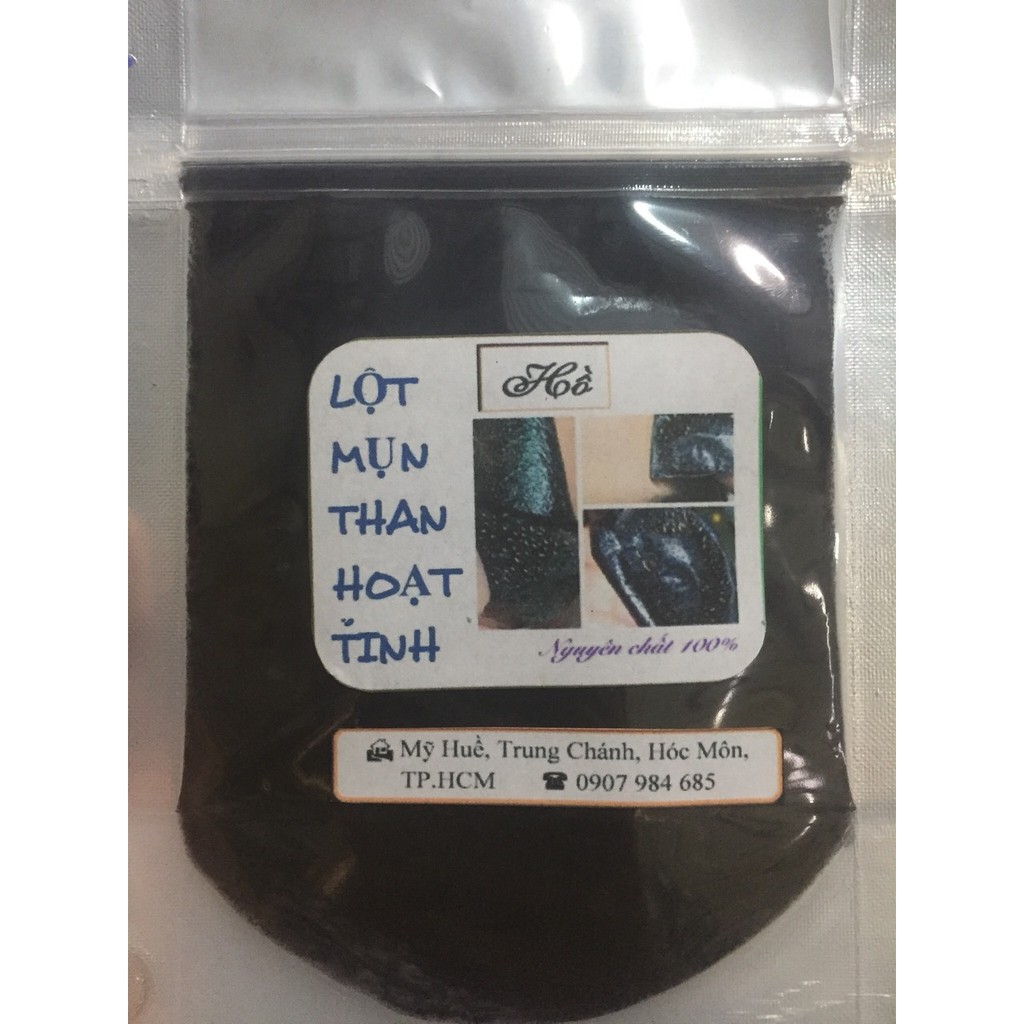 (20gr, 50gr, 100gr) Bột lột mụn than hoạt tính