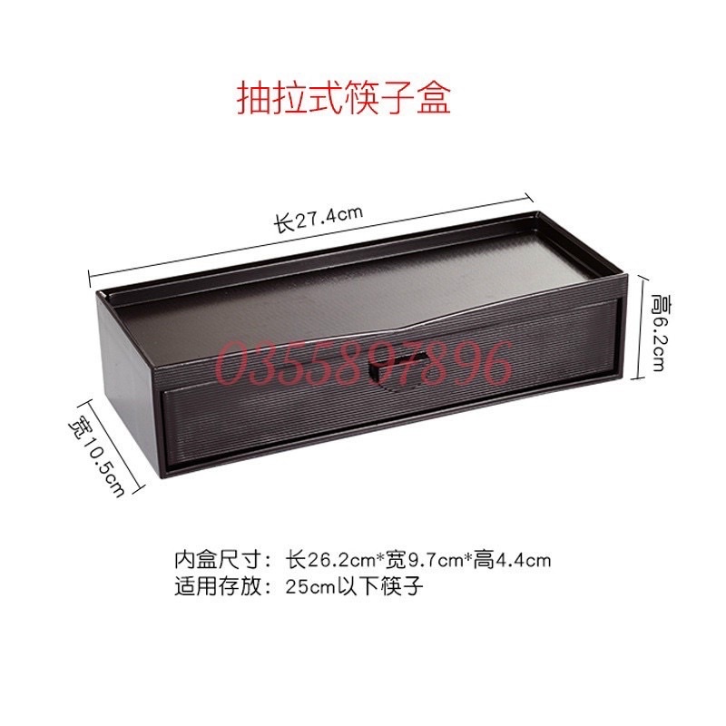 Hộp Đựng Muỗng Đũa Melamine Cao Cấp Phong Cách Nhật Bản