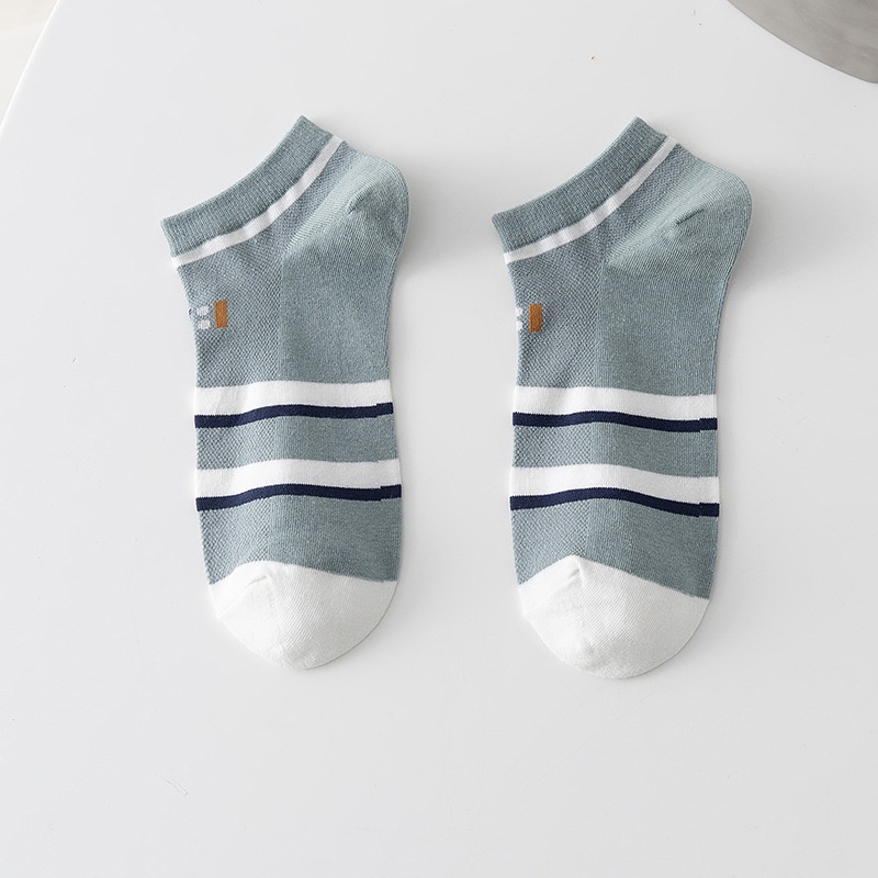 Vớ Cotton Cổ Thấp Thời Trang Xuân Hè Cho Nam