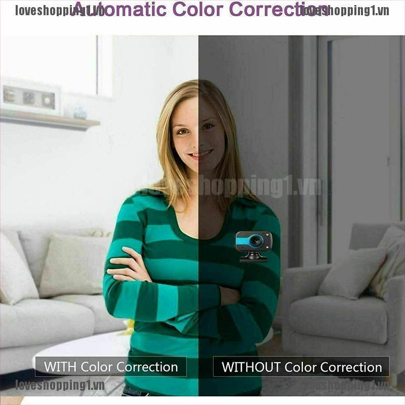 Webcam gắn máy tính bàn tích hợp micro chất lượng cao tiện dụng | BigBuy360 - bigbuy360.vn