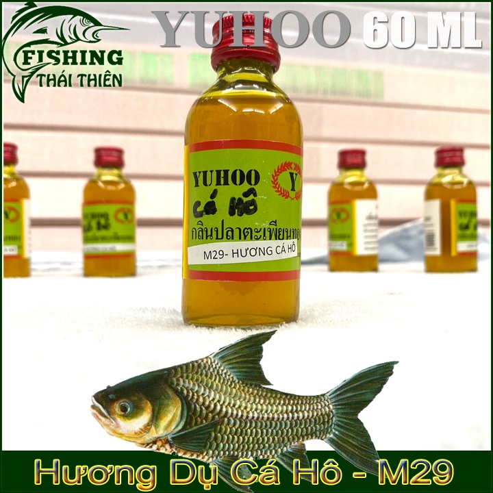 Tinh Mùi Câu Cá Hương Cá Hô Chuyên Dùng Câu, Dụ Siêu Nhạy Chai 60ml Xuất Xứ Thái Lan