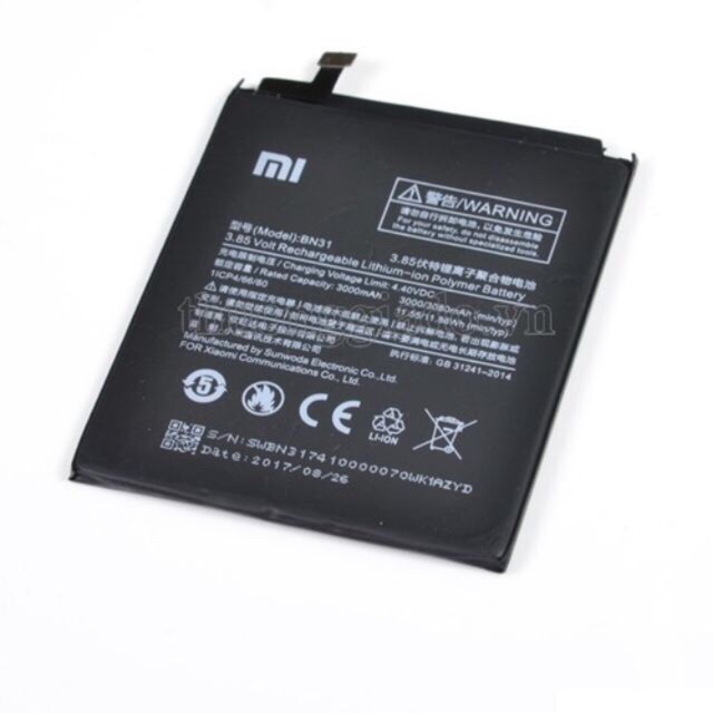 Pin Mi A1 / Mi 5X BN31