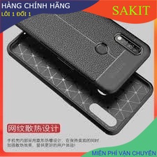 Ốp lưng vân da cao cấp auto focus cho oppo a31 - oppo a91.