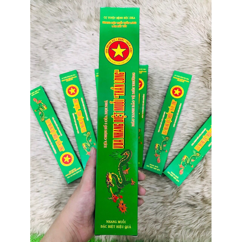 10 Hộp Nhang Diệt Muỗi Thần Long
