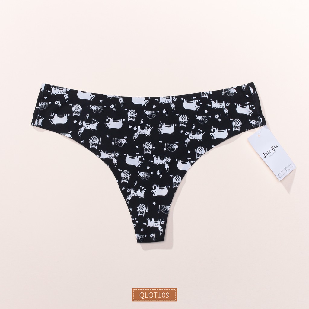 [Mã WABR2711 giảm 10% đơn 250K] Quần lót lọt khe Just Bra Họa tiết đáng yêu QLOT109 | BigBuy360 - bigbuy360.vn