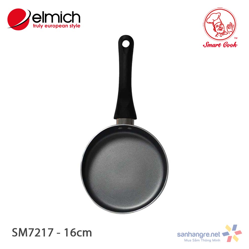 Chảo chống dính Elmich SmartCook 16cm SM7217 dùng bếp từ (giao màu ngẫu nhiên)
