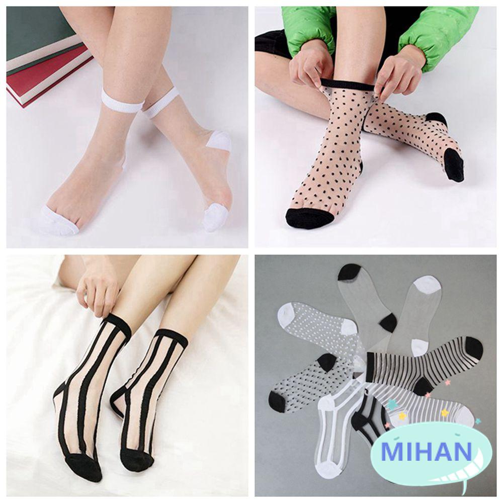 Tất Ren Lưới Trong Suốt Mềm Mại Thời Trang Cho Nữ Mihan1