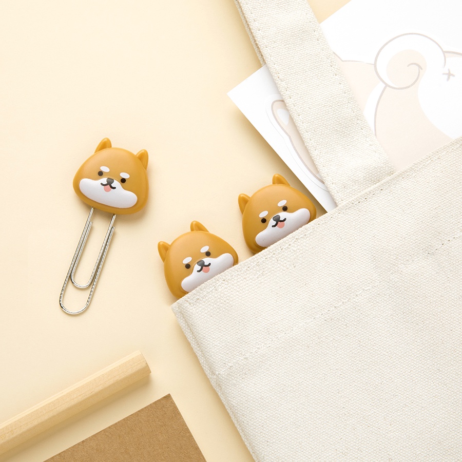 Kẹp Giấy ARTBOX Hàn Quốc Hình Nhân Vật Shiba Dễ Thương