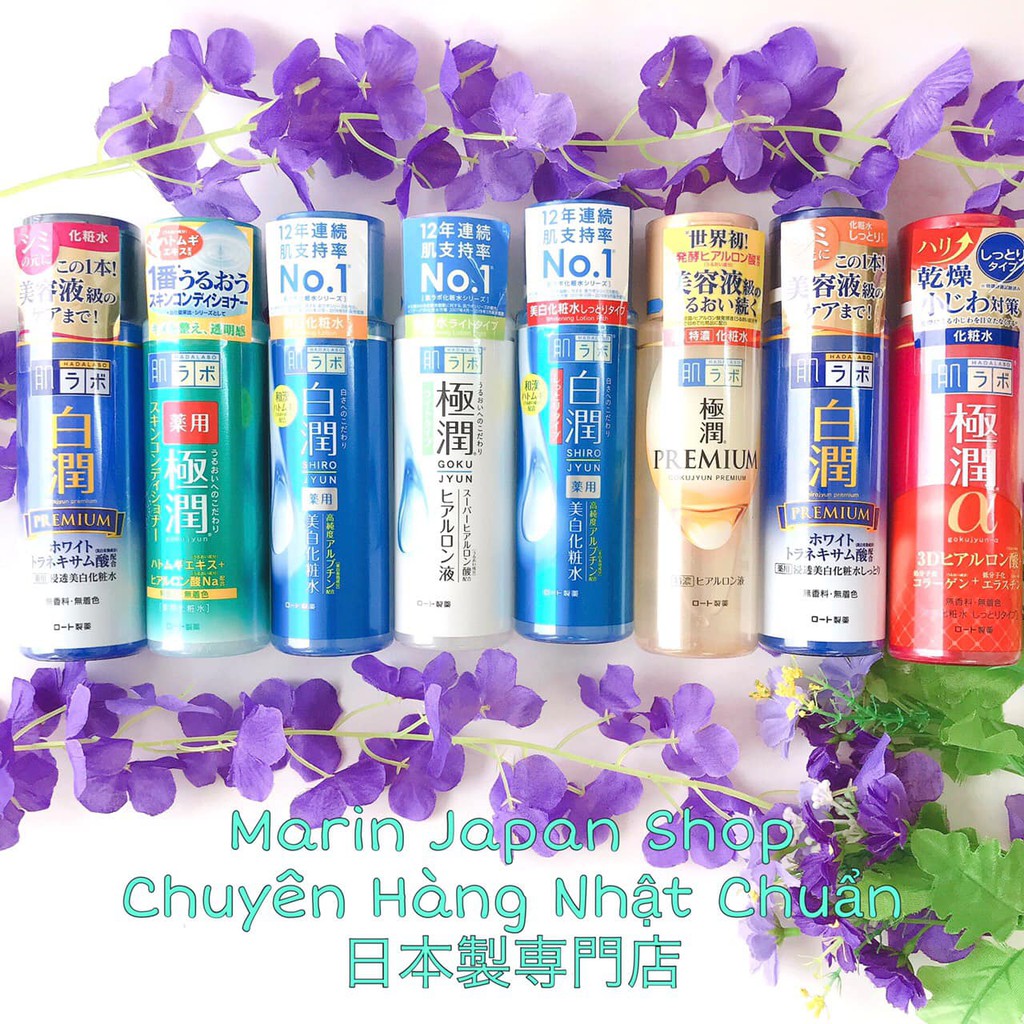 Nước hoa hồng lotion hadalabo nội địa Nhật Bản cấp ẩm , dưỡng trắng da