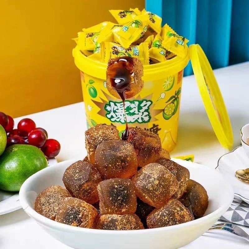 Kẹo dẻo ô mai chanh muối siêu ngon dạng hộp và dạng túi
