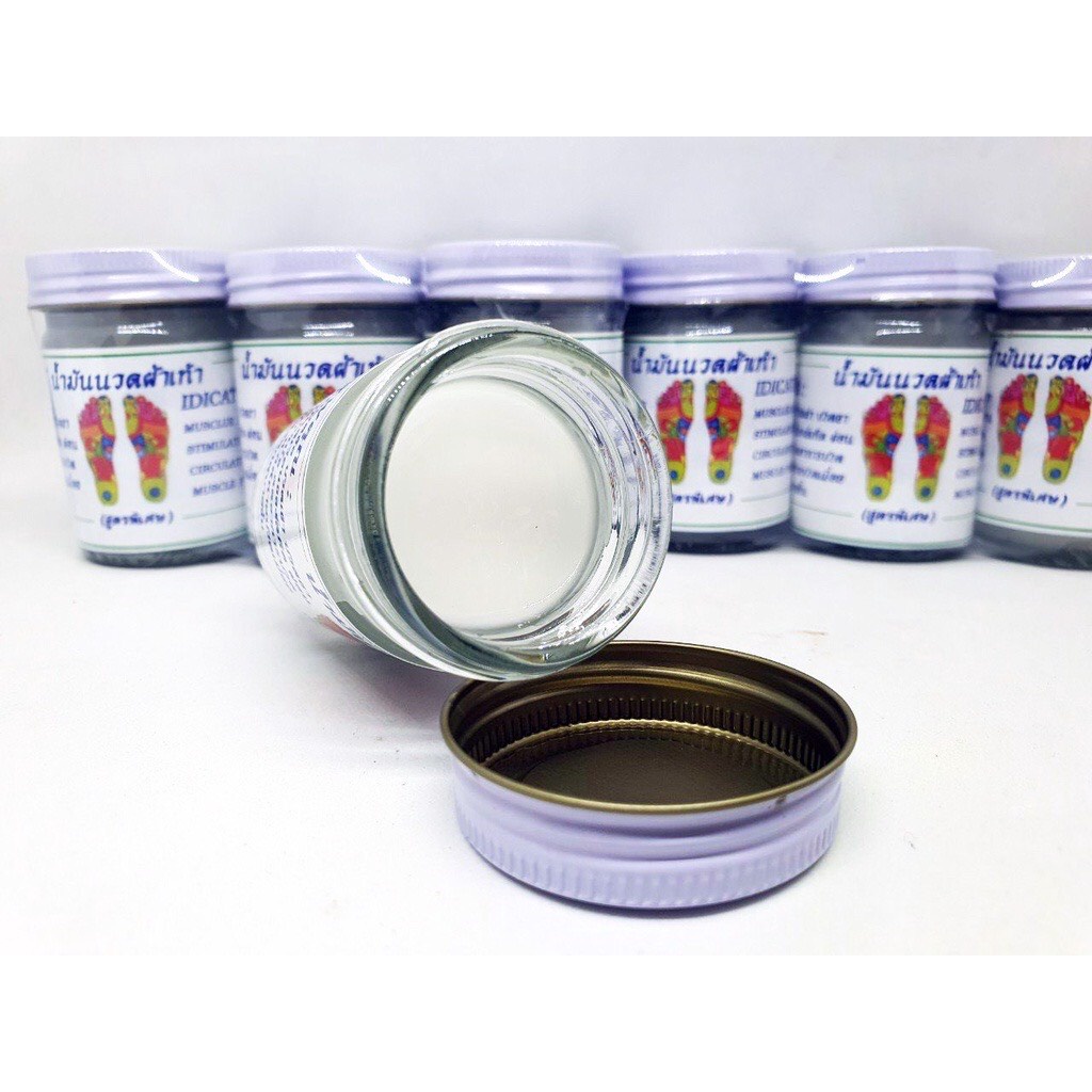Cao Xoa Bóp Huyệt Bàn Chân, Dầu nóng, Dầu Cù Là bàn chân Massage thái lan 50gr