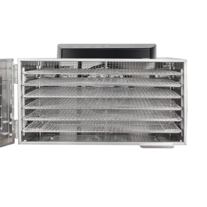 Máy sấy hoa quả, thực phẩm, nông sản 6 tầng sấy inox cao cấp