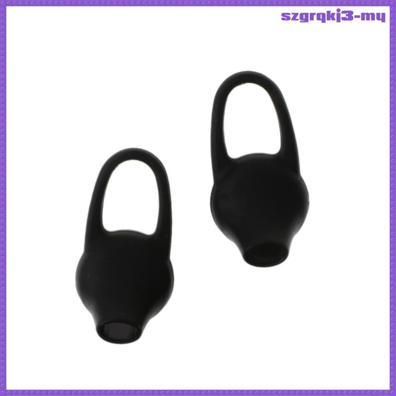 1 Cặp Đệm Tai Nghe Bằng Cao Su silicone Màu Đen Nhẹ Siêu Bền