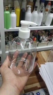 Chai pet 500ml nắp nhấn