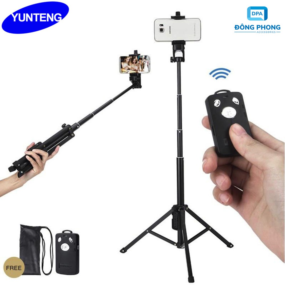 Gậy Chụp Hình 3 Chân Yunteng VCT-1688 - Tripod Điện Thoại, Máy Ảnh | BigBuy360 - bigbuy360.vn
