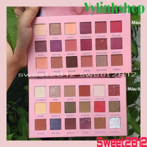 Bảng Phấn Mắt Nhũ 18 màu Lameila Nude For Party LML18