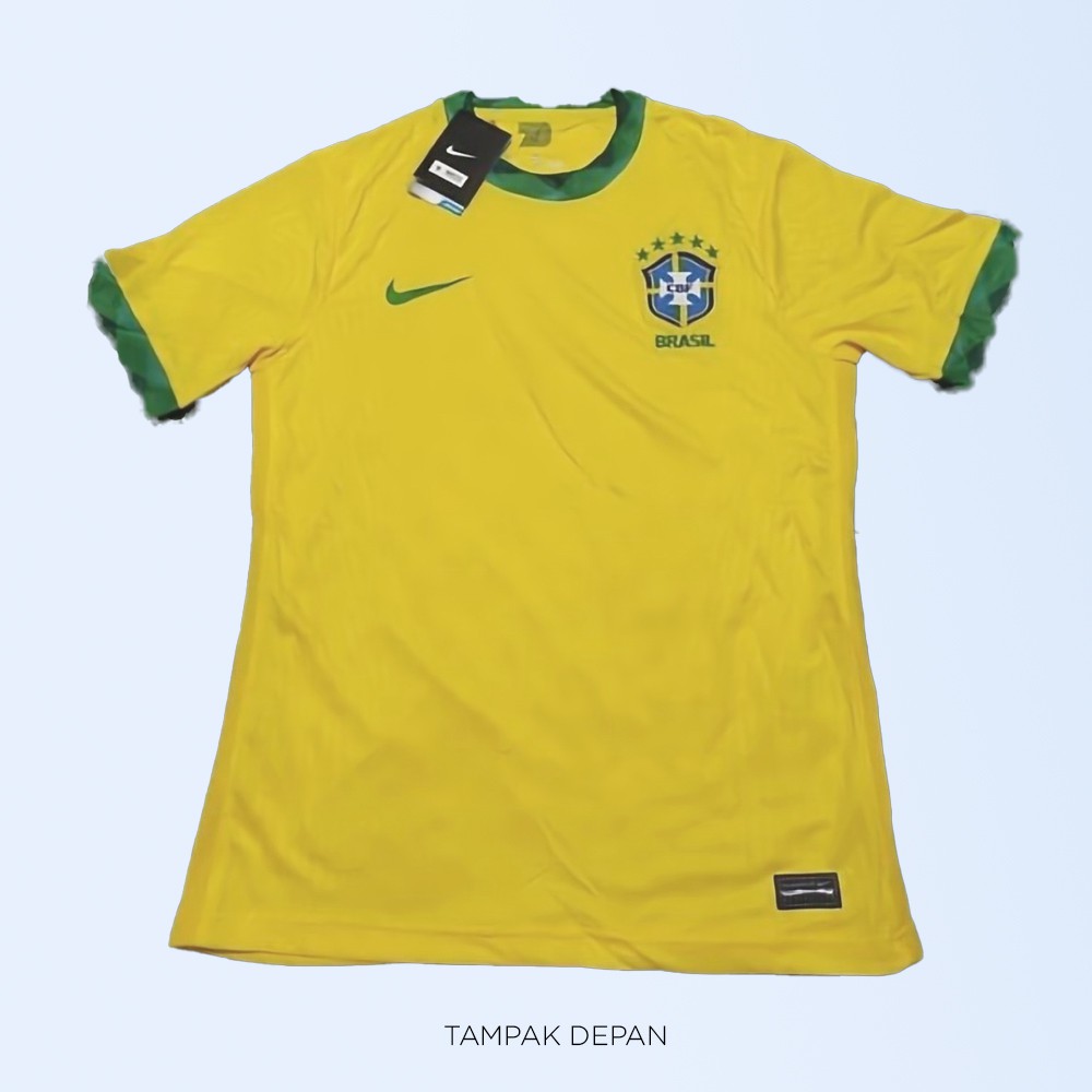 Áo Thun Đá Banh Đội Tuyển Brazil 2021