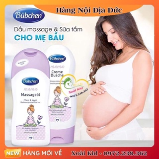 Sữa tắm+dưỡng thể Bubchen Mama cho bà bầu của Đức đủ bill