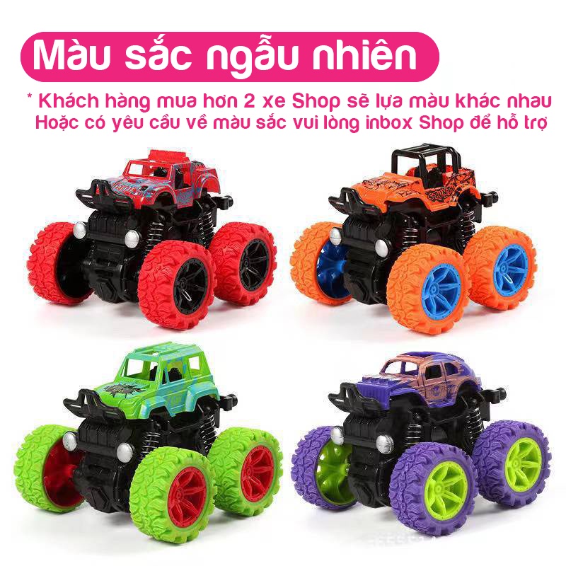 Xe đồ chơi cho bé xe ô tô mini địa hình cho trẻ có thể chạy trớn nhào lộn 360 độ thông minh XDC07-XDHINH