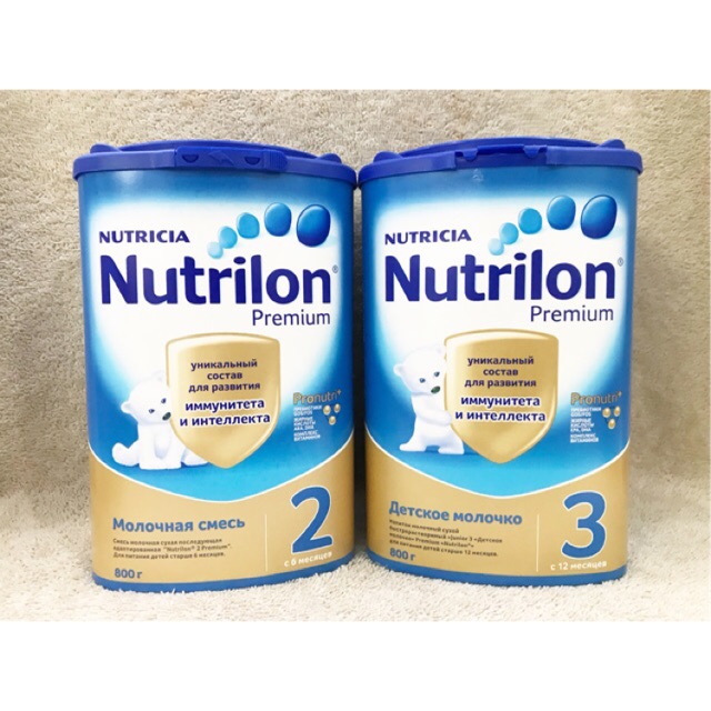 [Hàng Nga] Sữa Nutrilon Nga số 2-3-4 (800gram)