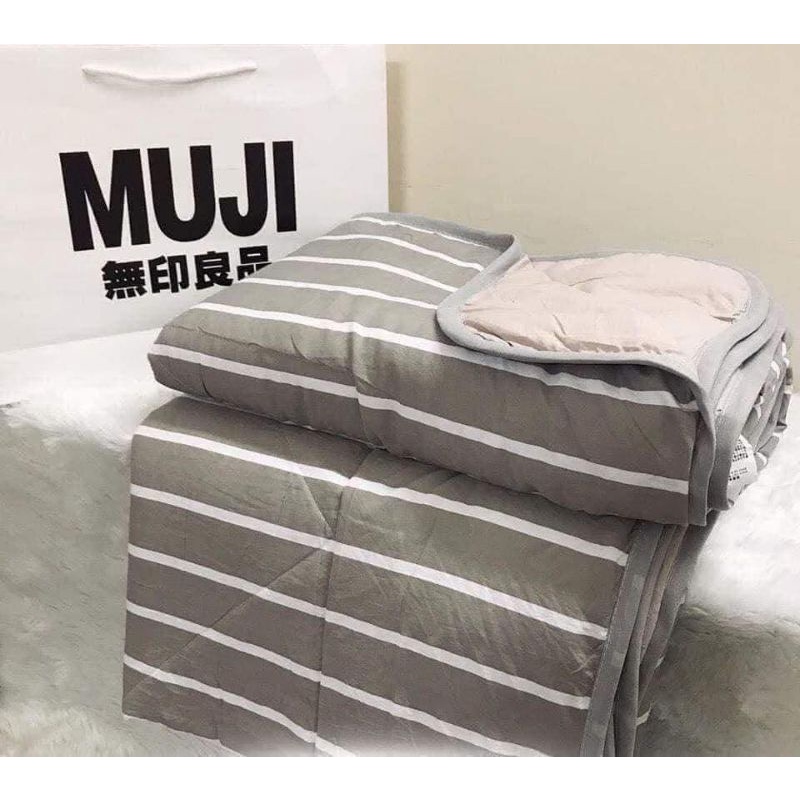 Chăn MUJI COTTON SIÊU MỀM MỊN KÍCH THƯỚC LỚN 2MX2M2