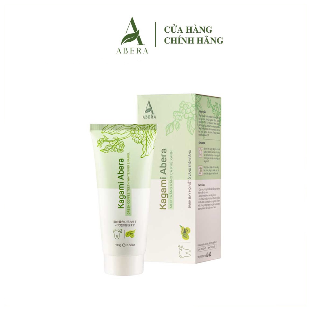 Men Trắng Răng Kagami Abera - Xử Lý Ngay Mọi Vết Ố Vàng Mảng Bám Cao Răng 110G